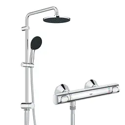 Душова система з термостатом Grohe Vitalio System 200 Flex Precision Flow UA202908TR, Хром - мініатюра 5