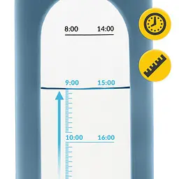 Пляшка для води спортивна 4FIZJO 750 мл скляна Blue (P-5905973404181) - мініатюра 5