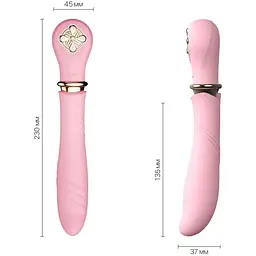 Пульсатор із підігрівом Zalo Sweet Magic Desire Fairy Pink турбо режим - мініатюра 2
