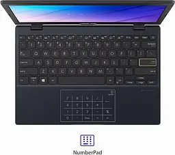 Ноутбук ASUS EeeBook 12 L210M 11.6" HD 4/128GB, N4020 (L210MA-DS04) Star Black [OB] - мініатюра 3