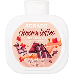Гель для душу і ванни Agrado Bath&Shower Gel Choco & Toffee 750 мл
