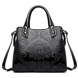 Сумка жіноча Italian Bags Візери 25х30х13,5 см Чорний (id_1433)