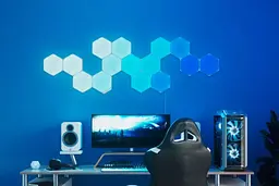 Жорсткі роз'єми для підключення додаткових світлодіодних панелей Nanoleaf Shapes Rigid Linkers 9шт (NC04-0042) [87859] - мініатюра 5