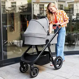 Універсальна коляска 2 в 1 Kinderkraft Everyday 2 Light Gray світло-сіра (00-00305224) - мініатюра 17
