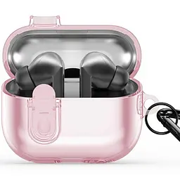 Ударостійкий футляр Dux Ducis Transparent Case для Samsung Galaxy Buds 3 / 3 Pro Pink - мініатюра 2