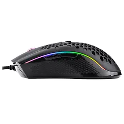 Мишка Redragon Storm M808 RGB Optical, ігрова, 12400dpi., 7кн., Ultralight чорна - мініатюра 4