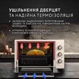 Електрична піч Perfelli MIRAGE 37 IVORY - мініатюра 3