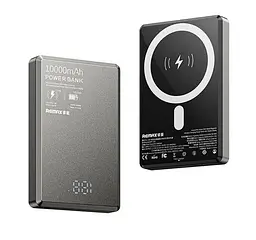 Портативна батарея Remax RPP-109 10000mAh 20W Metal MagSafe Power Bank Grey - мініатюра 3
