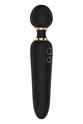 Вібромасажер Dreamtoys Elite Dual Wand Vibe, 23 см (чорний) - мініатюра 3