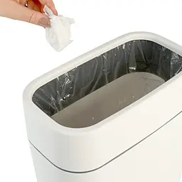 Відро для сміття МВМ My Home без кришки 300х165х301 мм біло-сіре (BIN-24 10L WHITE/GRAY) - мініатюра 8