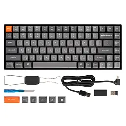 Клавіатура Keychron K2 Max K Super Red Hot-Swap QMK Wireless/Bluetooth/USB-А UA Black (K2M-J1-UA) - мініатюра 4