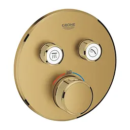 Термостат прихованого монтажу з двома кнопками управління Grohe Grohtherm SmartControl 29119GN0, Золотий