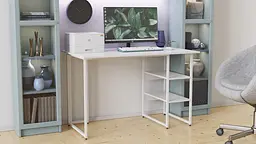 Комп'ютерний стіл Ferrum-decor Кевін 75x140x60 білий ДСП Білий 16мм (FRD-101259) - мініатюра 5