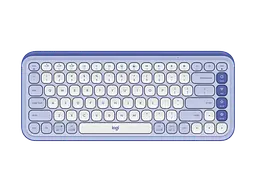 Клавiатура бездротова Logitech Pop Icon Keys Lilac (920-013074)