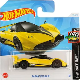 Базовая машинка Hot Wheels HW Race Day Pagani Zonda R желтая (5785)