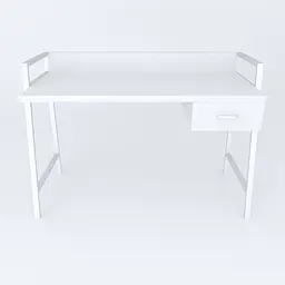 Письмовий стіл Ferrum-decor Комфорт 750x1200x600 Білий метал ДСП Біле 32 мм (FRD-103457) - мініатюра 3