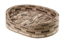 Лежак для собак та котів Ferplast Dandy Cities 55 коричневий 55x41x15 см 82942096