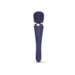 Вібромасажер з силіконовою щіточкою Love to Love Brush Crush - Midnight Indigo - мініатюра 2