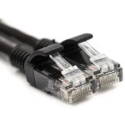 Патч-корд 20м, UTP, cat.5e, CU, black PowerPlant (CA912605)
