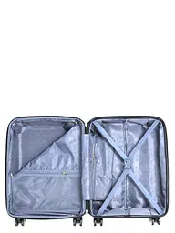 Валіза маленька S поліпропілен Worldline Airtex 283 56×33×22см 52л Темно-синій - мініатюра 11