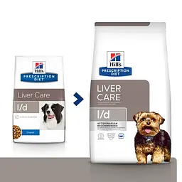 Сухий корм Hill's Prescription Diet l/d для собак для підтримання функції печінки 1.5 кг - мініатюра 3