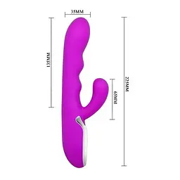 Вібратор Pretty Love Crazy Vibrator Purple - мініатюра 2