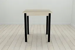 Кухонний стіл Ferrum-decor Агата 75x70x70 Чорний ДСП Сонома 16мм (FRD-106246) - мініатюра 5
