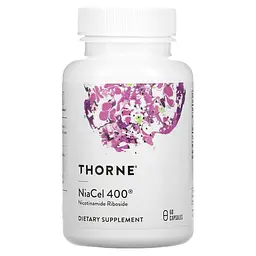 Нікотинамід рибозид Thorne NiaCel 400, 60 капсул