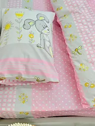 Дитячий комплект постільної білизни Ecotton 110х140 см Рожевий Зайчик (24900) - мініатюра 4