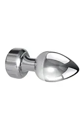 Анальна пробка Gender X Rockin Metal Plug XL 10.5 см (срібляста) - мініатюра 3