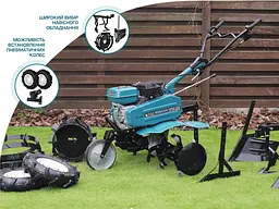 Konner & Sohnen Культиватор бензиновий KS 7HP-950A, 7.0кс, 105см, 62кг - мініатюра 9