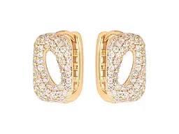 Сережки Xuping кільця Позолота 18K "Інкрустація кристалами" арт.307691