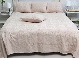 Покривало з наволочками Tessa beige PrimaTeks 160х240 см pbe0042940 - мініатюра 1