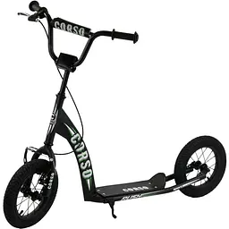 Дитячий самокат Corso 103х15.5х49 см Чорний 000231499