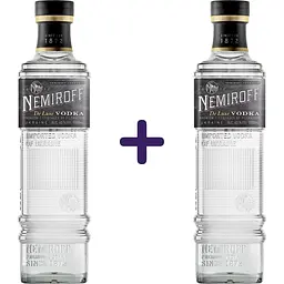 Горілка особлива Nemiroff De Luxe 40% 1 л х 2 шт.