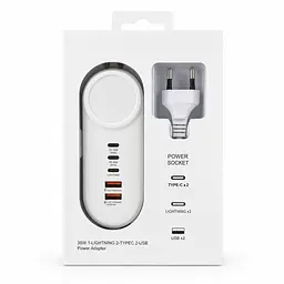 Зарядний пристрій XoKo 2xUSB QC 18W + 2xUSB-C PD35W (XK-QC-505) - мініатюра 2