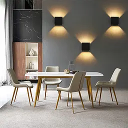 Світлодіодні настінні світильники Klighten 4 Pack Зовнішні Внутрішні Теплі білі 3000K Сучасний пусковий дизайн 9 Вт - мініатюра 8