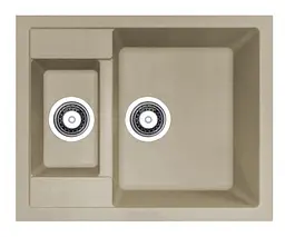 Кухонна мийка Adamant Duplex 610x495x200 Sand сахара 481223, Sand