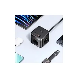 Мережевий фільтр живлення Baseus PowerCombo Cube Power Strip (E00066400117-00) - мініатюра 11