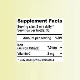 Залізо Nano Pure Labs Simply Science Bioavailable Iron FE 60мл - мініатюра 7