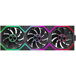 Комплект вентиляторів GameMax FN12A-N2 WL-R AURA Revers 3*120мм PWM