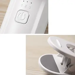 Портативний вентилятор K37 з затискачем 2000mAh White - мініатюра 8