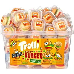 Цукерки мармелад Trolli Mini Burger 60 шт. 600 г