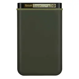 Зовнішній жорсткий диск Transcend 1TB StoreJet 25M3 Military Green Slim (TS1TSJ25M3G) - мініатюра 3