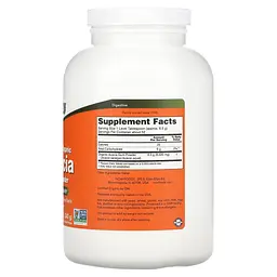 Клітковина акації Now Foods Organic Acacia Pure Powder Сертифікований органічний порошок 340 г - мініатюра 2