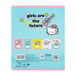 Зошит Kite Hello Kitty, 12 аркушів, лінія (HK22-234), в асортименті - мініатюра 6