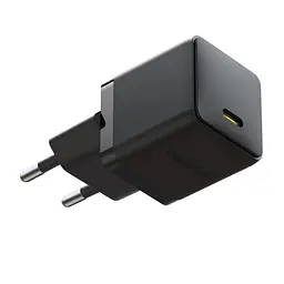 Мережевий зарядний пристрій Baseus Palm Fast Charger 1C 20W + Cable Type-C to Type-C чорний P10111602113-01 - мініатюра 4