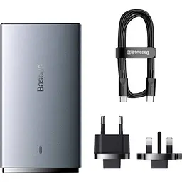Мережевий зарядний пристрій Baseus GaN5 Pro Ultra-Slim 65W + Cable (CCGP150113) [98872]