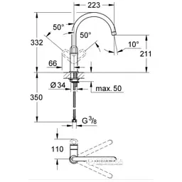 Змішувач Grohe BauLoop (31368000) - мініатюра 4