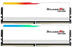 Пам'ять 16Gb x 2 (32Gb Kit) DDR5, 6000 MHz, Ripjaws M5 Neo RGB, White G.Skill teh0023999